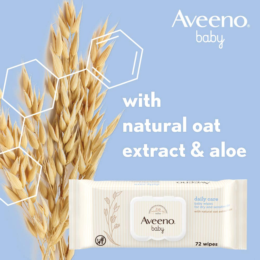 Daglig pleje vådservietter, renser skånsomt og effektivt følsom hud, Baby Essentials, hvid, 12 stykker (i alt 864 servietter)