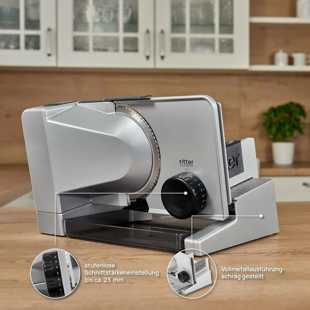 Ritter Serano 5 Multifunktionel elektrisk pålægsmaskine, fremstillet i Tyskland Rasnite and Slicers Naty Shop