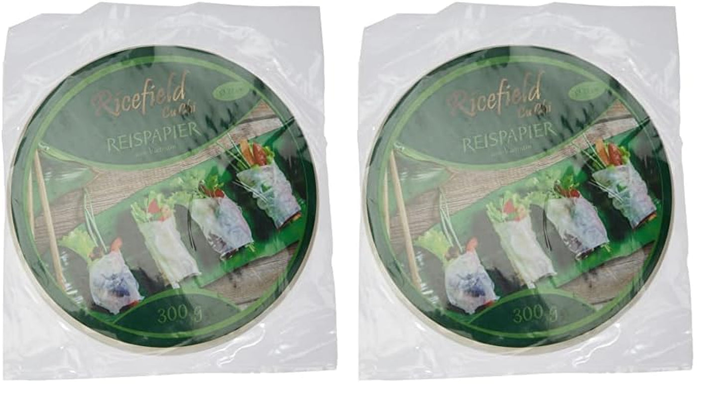 Ricefield Rice Paper Rund 22 cm 1 Pakke (300 g)