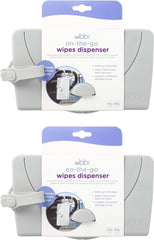 Suport pentru șervețele Ubbi on the Go Cadou pentru bebeluși, gri Servetele Umede Bebelusi Naty Shop