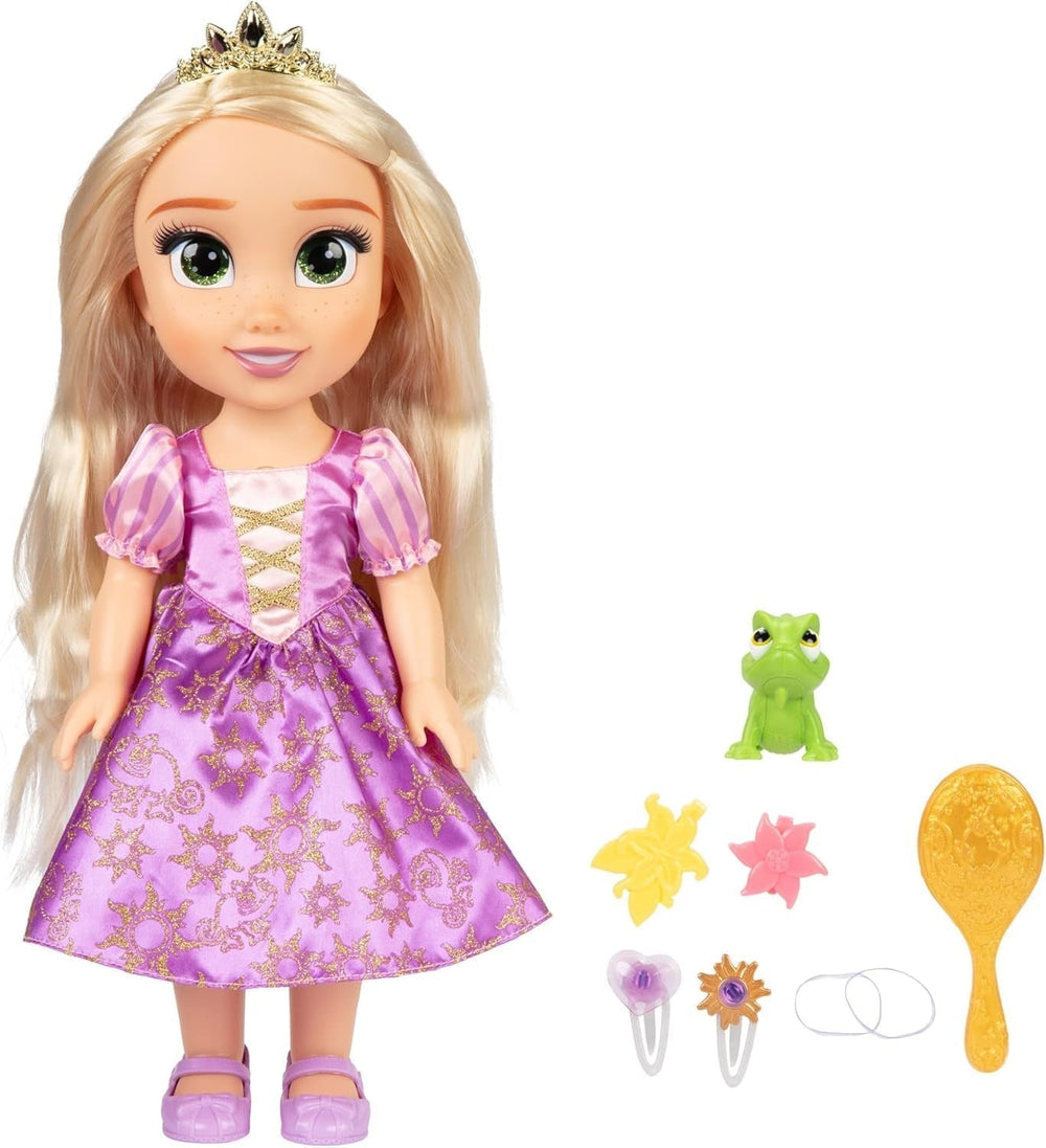 Disney Princess Singing Rapunzel Doll 35 Cm, Synger "I See the Light", Inkluderer tilbehør for mere sjov, Perfekt til piger i alderen 3+, Purple Naty Shop Dolls Standardtitel