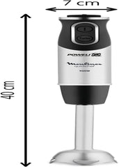 DD6558 DD655810 Quickchef 3-i-1 Tauchmixer, Powelix-Technology, 3 Zubehörteile, Edelstahl, Stahl/Schwarz Kitchen Naty Shop