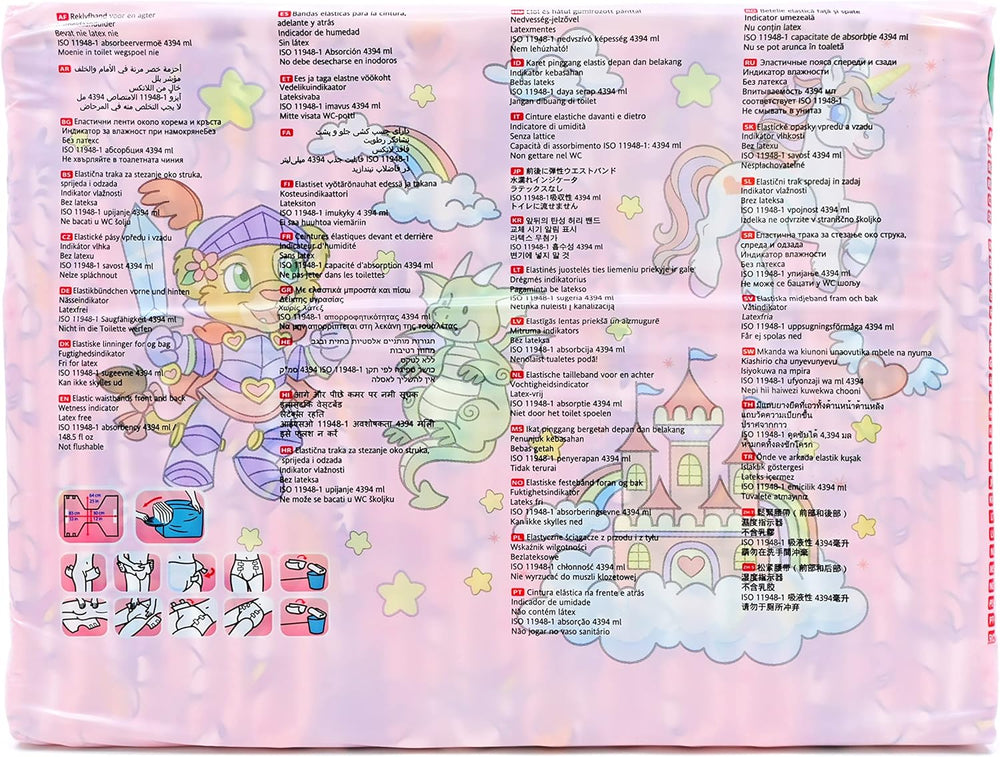 Eventyrbleer med foliestøtte - str. M - 15 stk