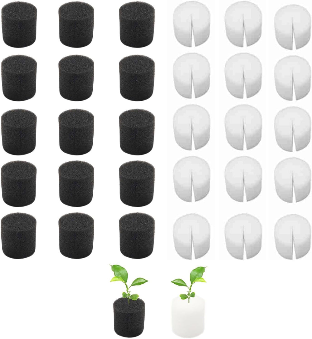 50 stk. 32*30mm hydroponiske svampe Rockwool formering hydroponisk system formering Svampe blok frøplante svampe Drivhus hydroponic system til dyrkning af grøntsager og blomster frøplanter