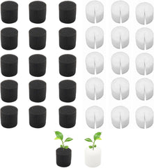 50 stk. 32*30mm hydroponiske svampe Rockwool formering hydroponisk system formering Svampe blok frøplante svampe Drivhus hydroponic system til dyrkning af grøntsager og blomster frøplanter