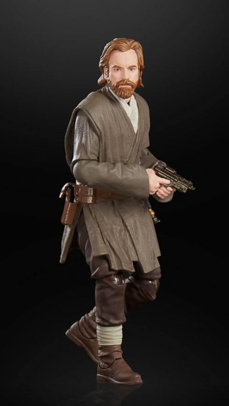 Star Wars Hasbro Star WarBlack Series Obi-Wan Kenobi (Jabiim), 15 Cm Stor actionfigur Obi-Wan Kenobi, Multi, F7098 Actionfigurer Naty Shop