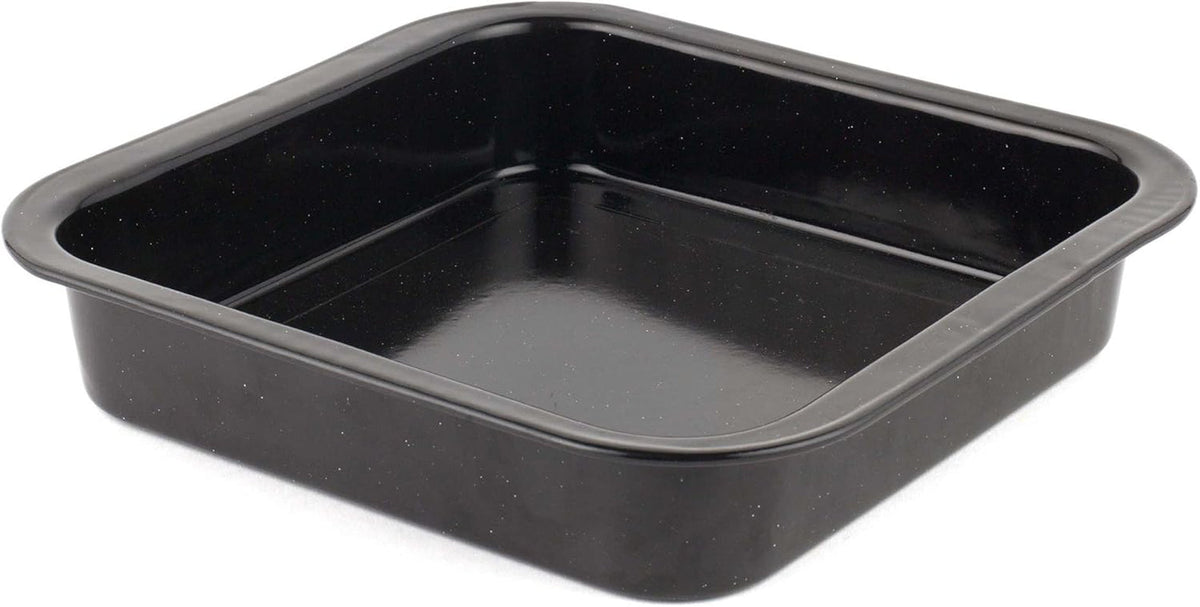 Russell Hobbs CW9161 Romano 34Cm Emalje Bräter - Mit Gitter, Rechteckige Auflaufform Mit Rost, Spülmaschinenfest Ofenform, Grill Auflaufform, Bratform Für Backofen Ofenbeständig Bis 230 Degree Forme og bakker til bagning Naty Shop 26Cm Quadratischer Bräter