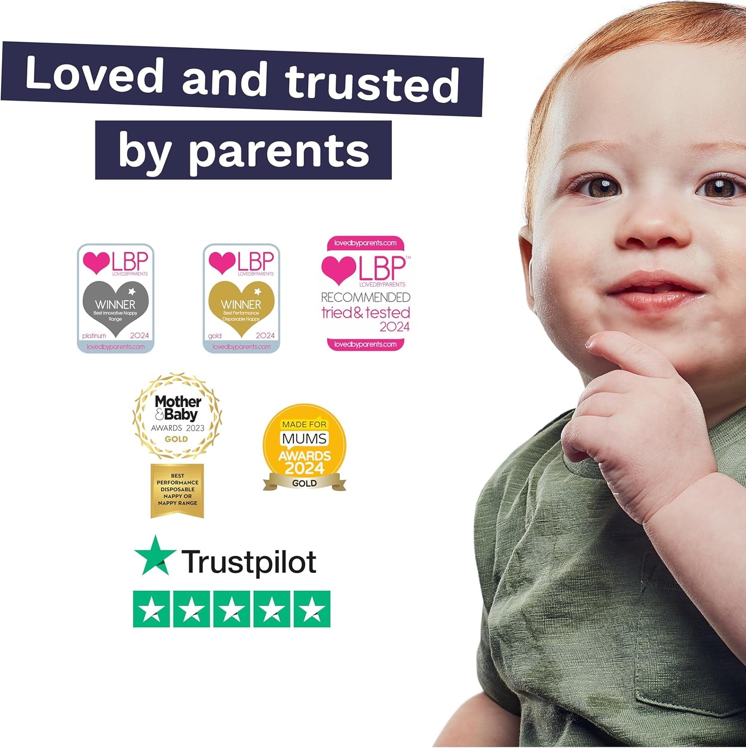 Eco babybleer - størrelse 3 (4-9 kg), 1 pakke (26 bleer), ultrabløde bleer til følsom hud, økologisk bomuld, op til 12 timers lækagebeskyttelse, ny størrelsesguide