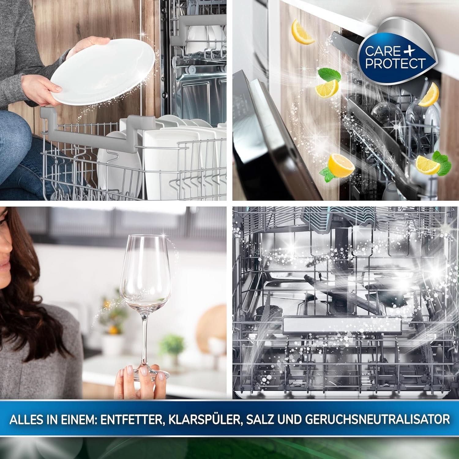 CARE + PROTECT - Økologisk gel til opvaskemaskinen, hypoallergen, 650 ml Naty Shop