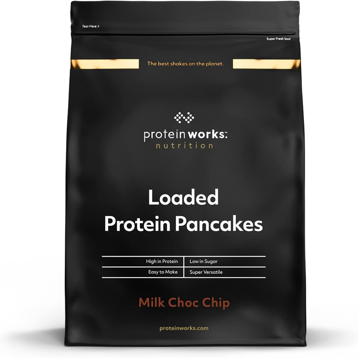Protein Works - Loaded Protein Pfannkuchen | Premium Pfannkuchen Mischung | Eiweiß Pancakes | Protein Pancakes | 8 Servings | Natürlich | 500G Amestec pentru copt si gatit Naty Shop 500 G (1Er Pack) Natürlich