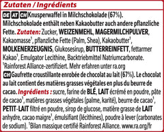 Nestlé KitKat Classic Chokoladestænger Mælkechokolade Crunchy Wafer Bars 24 pakke (24 x 41,5 g)