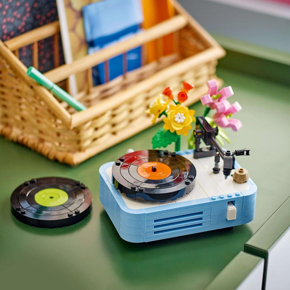 LEGO Creator 3I1 disc-afspiller med blomster - ombyggeligt legetøj til radio eller mikrofon - musiklegetøj til børn - kreativ gaveidé til piger og drenge fra 8 år 31172 Byggesæt Besuche den LEGO-Store