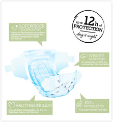 Pure & Nature Økologiske bleer Størrelse 6 XL (17-28 kg) Månedsæske 84 Økologiske bleer