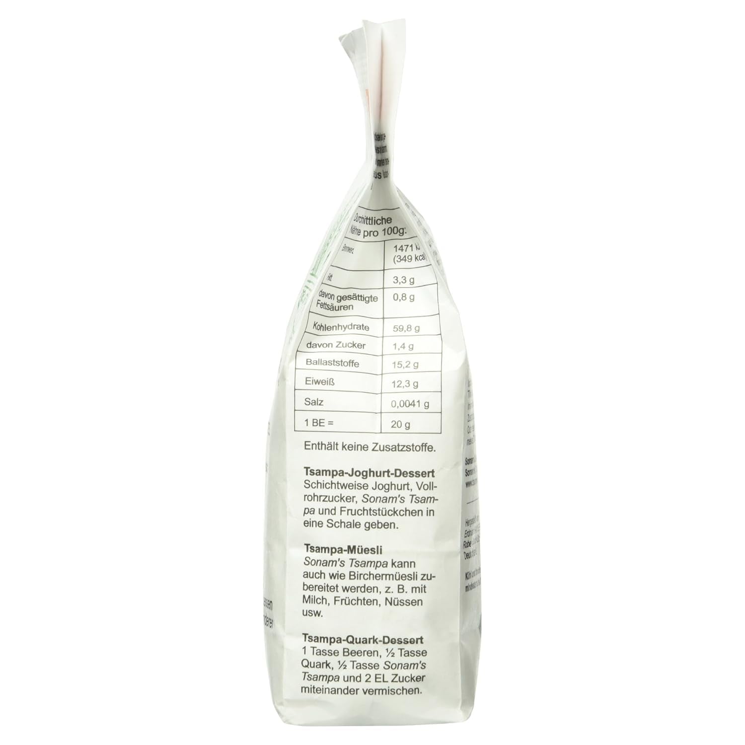 Tsampa byg fra Sonam, 250g