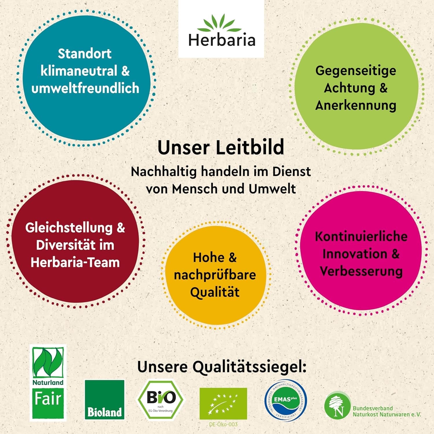 Herbaria Wilde Hilde bio 100g M-Dose- fertige Bio-Gewürzmischung - Salatgewürz für ausgefeilte Salate - mit erlesenen Zutaten - in nachhaltiger Aromaschutz-Dose