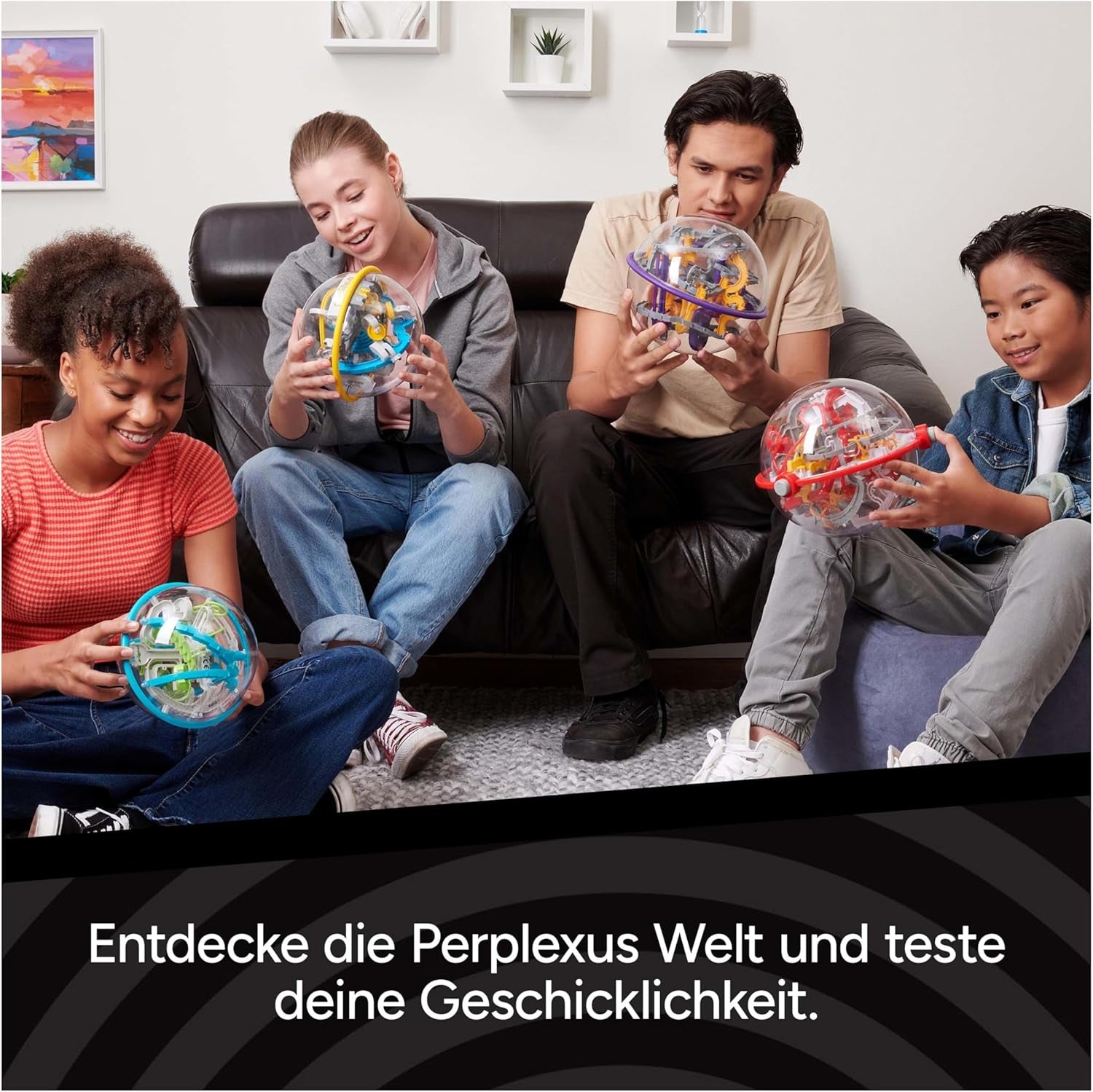 Spin Master Games Perplexus Rebel, 3D-boldlabyrint med 70 forhindringer - til handy Perplexus-fans fra 6 år og opefter