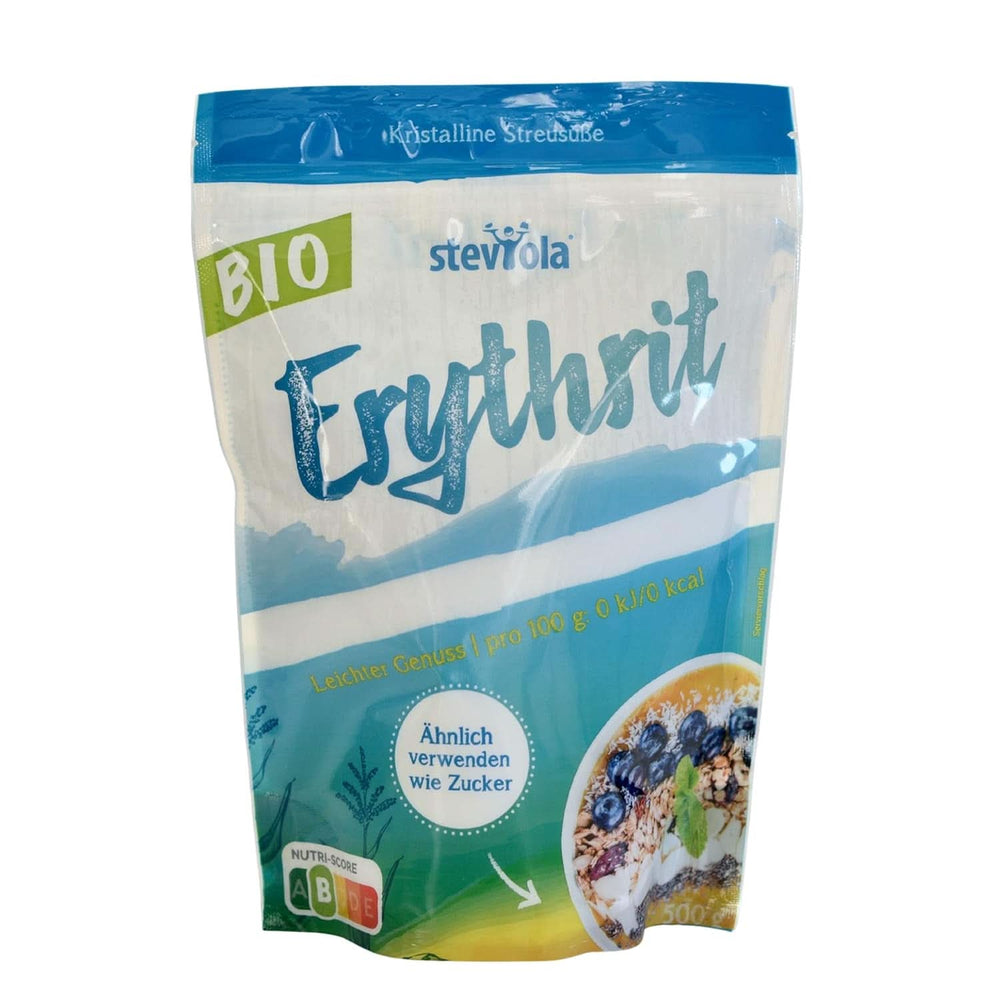 Steviola | Stevia sødemiddel | Kaloriefrit sødemiddel, 300 gram Naty Shop Sødemidler Hvid økologisk erythritol, 500 gram