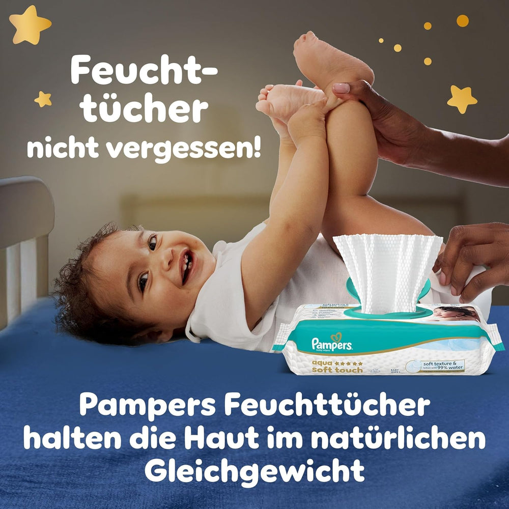 Pampers Night Pants størrelse 6 bleer, 138 stykker, 13kg-19kg, giver ekstra beskyttelse hele natten.