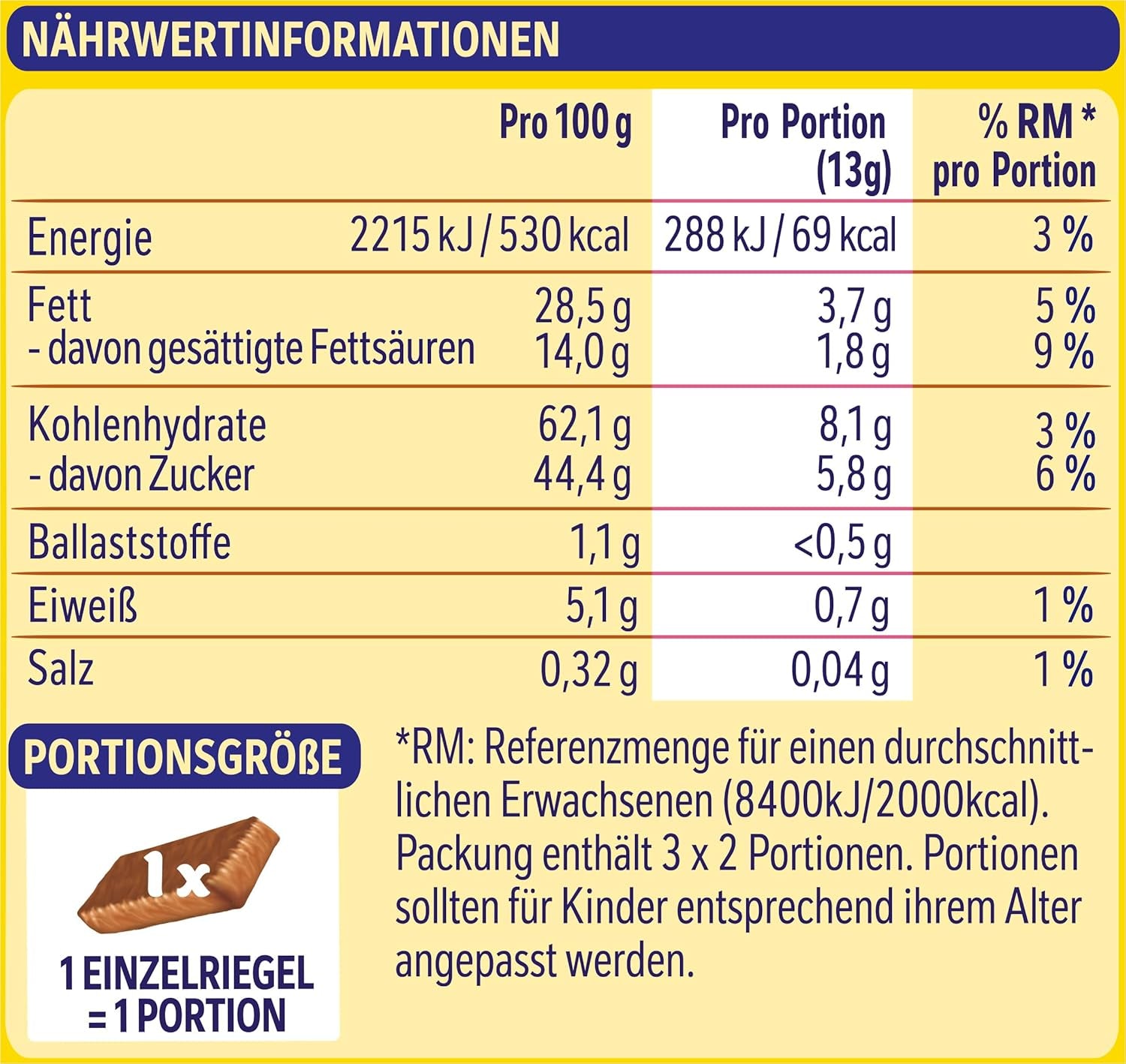 Nestlé Crunchy Waffle Delicious Milk Chocolate Vaffelbar Multipakke 1 pakke (3x26g hver)
