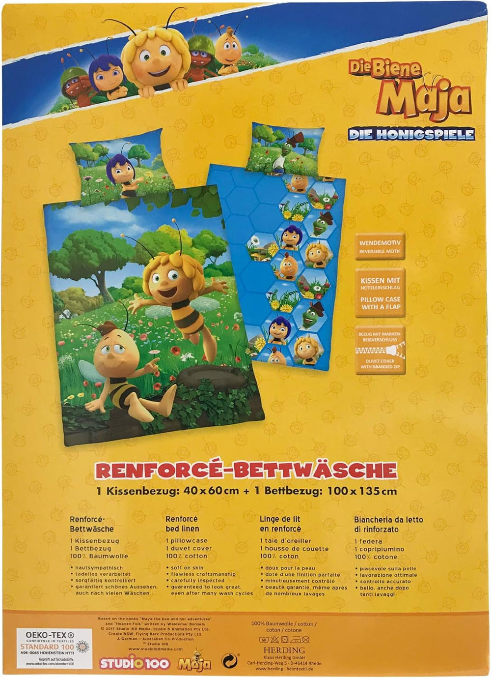 Sengetøj til børn, Albinuta Maya, bomuld/forstærket Sengetøj - børn Naty Shop