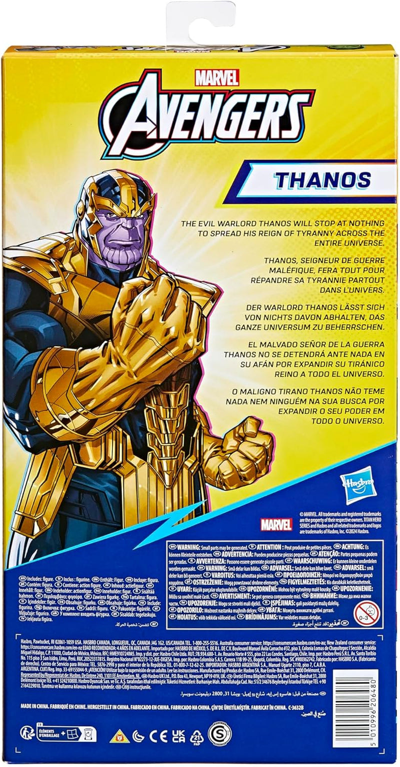 Marvel Avengers Titan Hero Series Deluxe Thanos figurină de acțiune, maro Action figures Naty Shop