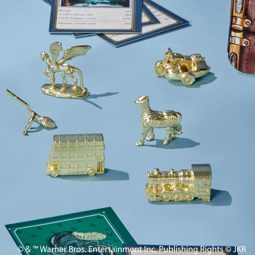 Monopol Harry Potter Edition brætspil, familiespil for 2 til 6 spillere, i alderen 8+ - tysk version