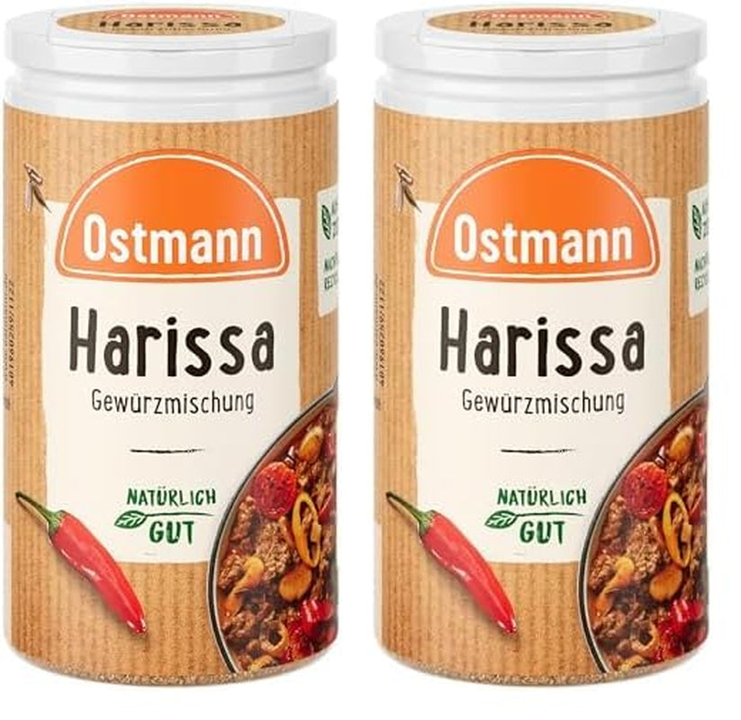Ostmann Gewürze - Harissa Gewürzmischung | Scharfes orientalisches Gewürz für Geflügel, Fleisch, Gemüse eller Couscous | 35 g i Der Streudose