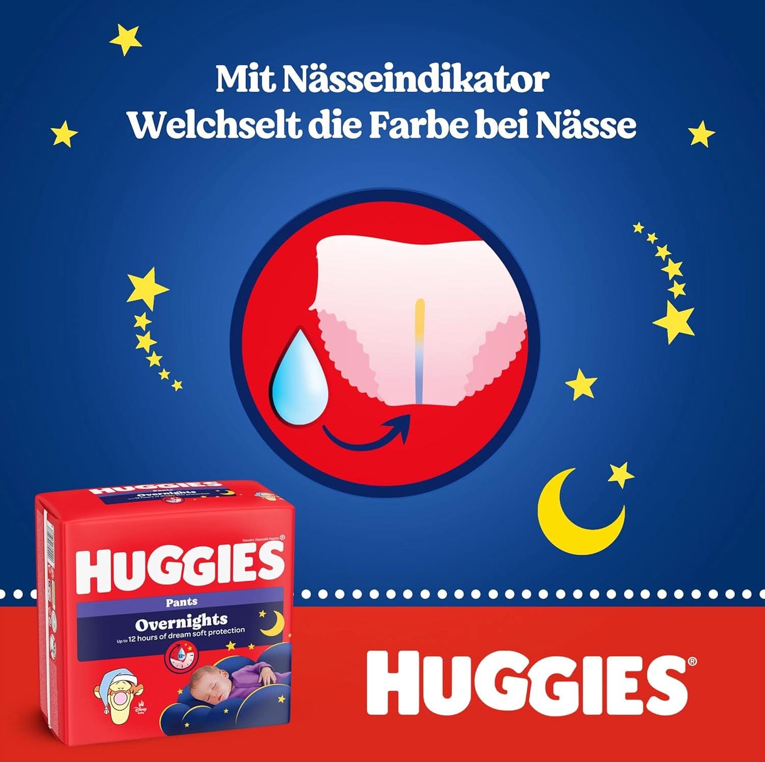 Huggies Natbukser Størrelse 6 (15-25 kg), Månedlig bleboks, 88 stykker Mor og Baby Naty Shop