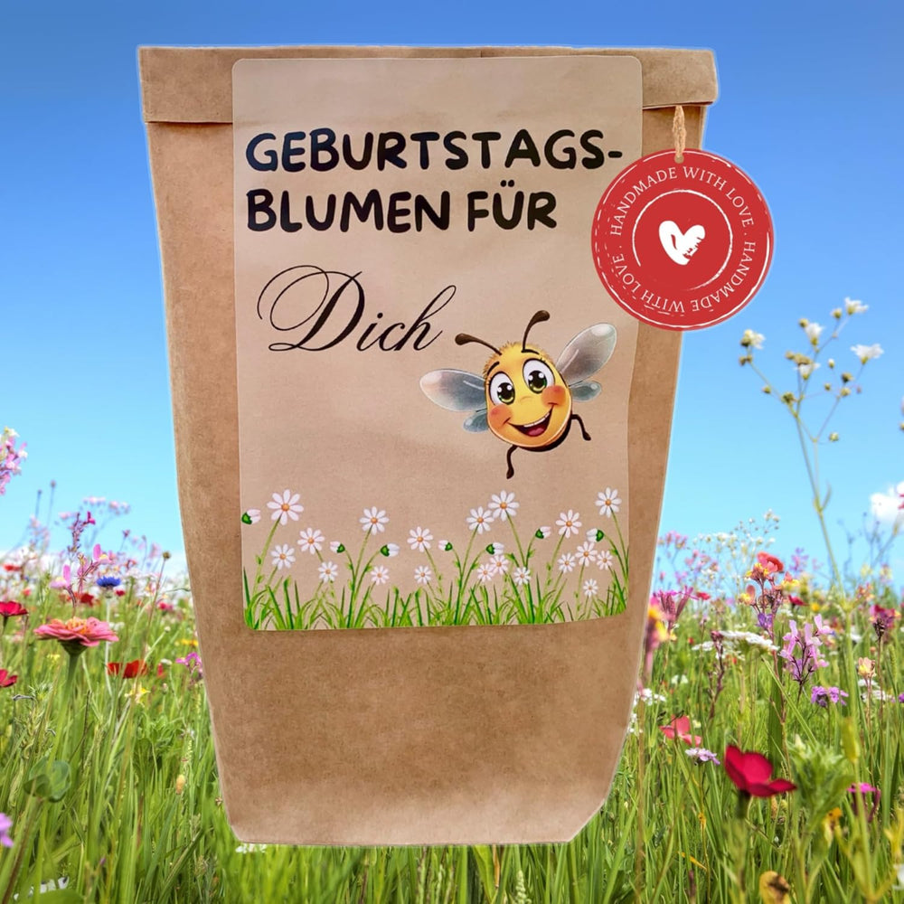 Fødselsdagsgave, Fødselsdagsblomst plantesæt, overraskelsesgavepose, Fødselsdagsgave til kvinder, Blomsterfrø til individuel plantning