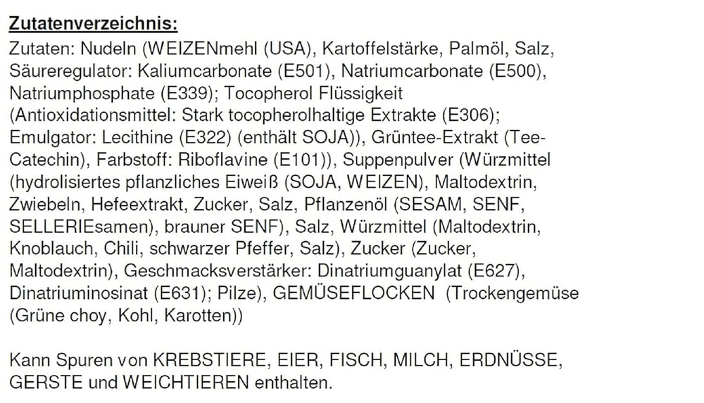 Nong Shim - Instant Cup Nudeln Soon Soon Veggie - Multipack (12 X 67 GR)