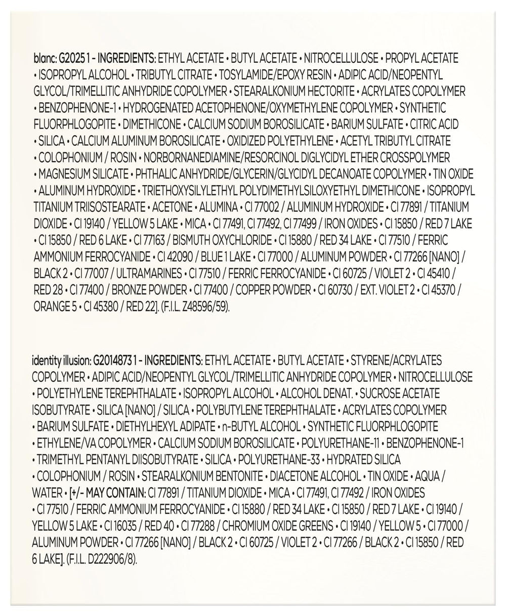 Essie Nail Art Studio sæt, Mermaid Vibes neglelak nr. 1 Blanc, Special Effects neglelak nr. 7 Identitets-illusion