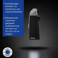 Feliator multifuncțional Steba, grosime de tăiere reglabilă până la 17 mm, protecție pentru mână Rasnite si Feliatoare Naty Shop