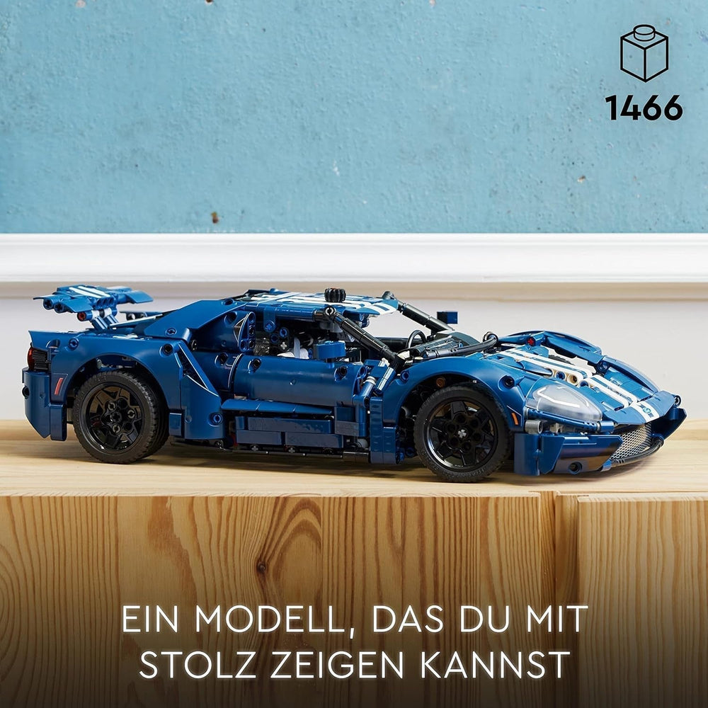LEGO 42154 Technic Ford GT 2022 Kit model de mașină pentru adulți, Supercar la scara 1:12 cu caracteristici autentice, set avansat pentru colecționari Seturi de constructie Besuche den LEGO-Store