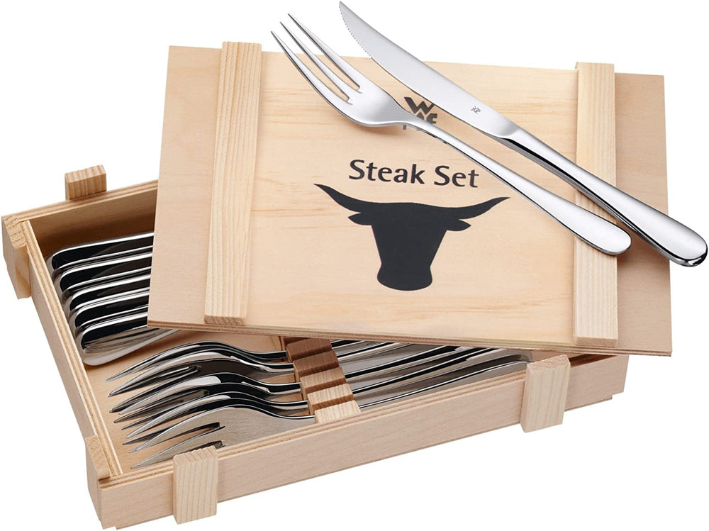 WMF Steak Bestik Sæt 12 stykker til 6 personer Naty Shop