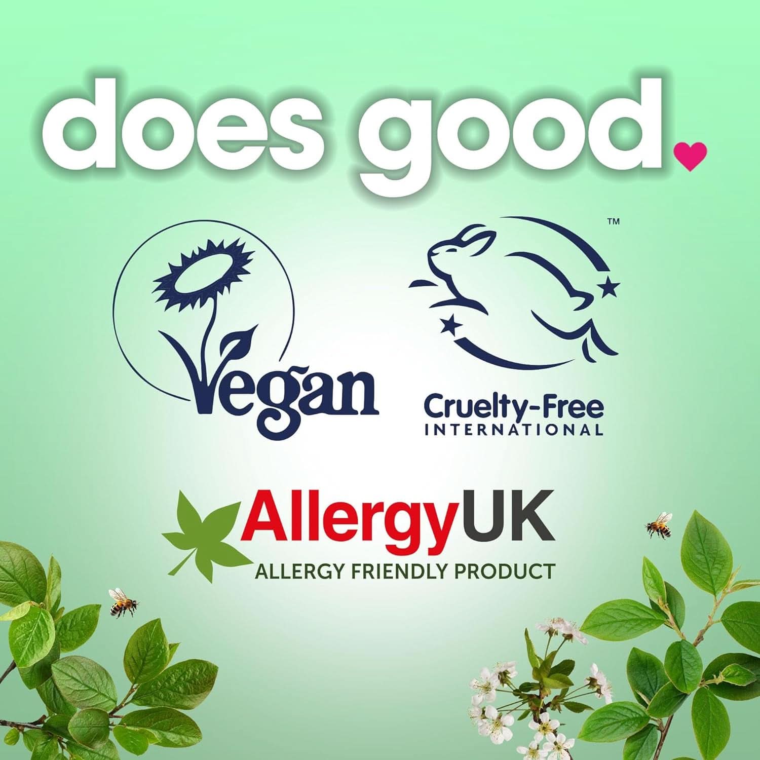 Tørretumblerkugler lavet af nyt, blødere materiale med variabelt design. Indeholder 2 Naty Shop-vaskemidler