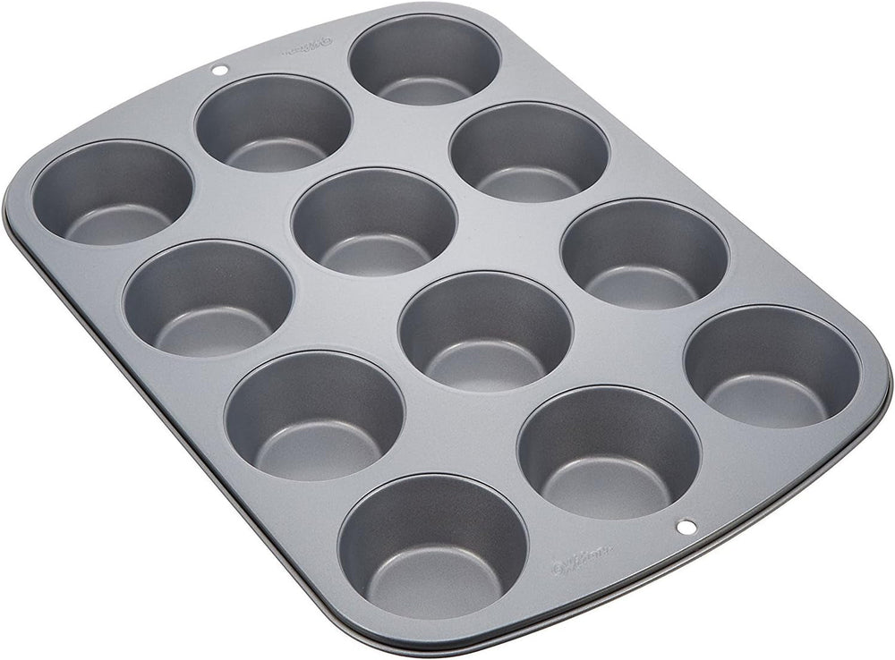 Wilton 24 Er Mini-Muffinbackform, Antihaftbeschichte, Silber Forme og bageplader Naty Shop 3,22 X 26,64 X 36,83 Cm