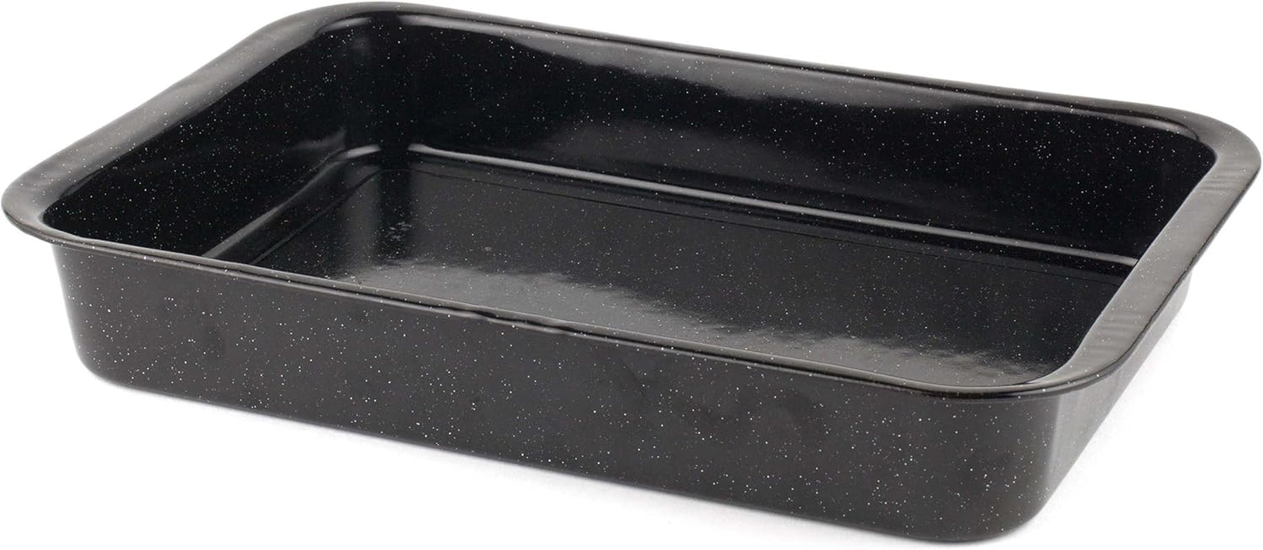 Russell Hobbs CW9161 Romano 34Cm Emalje Bräter - Mit Gitter, Rechteckige Auflaufform Mit Rost, Spülmaschinenfest Ofenform, Grill Auflaufform, Bratform Für Backofen Ofenbeständig Bis 230 Degree Forme og bakker til bagning Naty Shop 36Cm