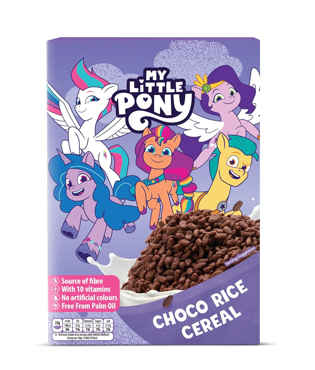 Hot Wheels Honey Loops Crunchy fuldkornsmorgenmad med tilsatte vitaminer, 1 pakke (1 x 375 g)