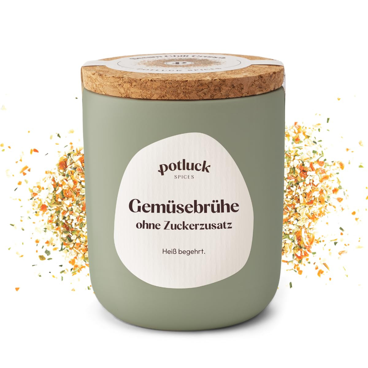 Potluck | Stullen Spice | Gewürzzubereitung im Keramiktopf | 60 g | Vegansk, glutenfri og med naturlige ingredienser