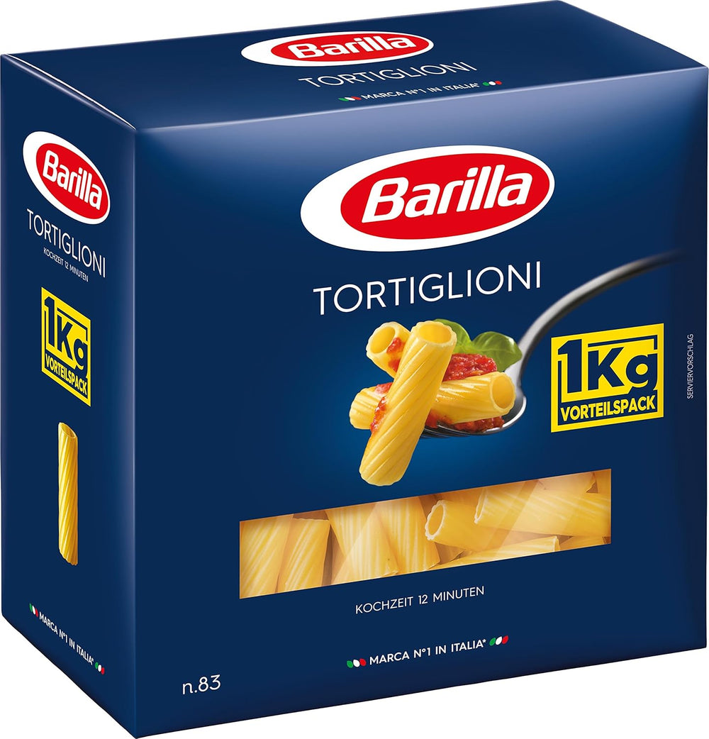 Barilla Classic Spaghetti nr. 5 pasta fra højkvalitets durumhvede, altid al dente (1 x 1 kg)