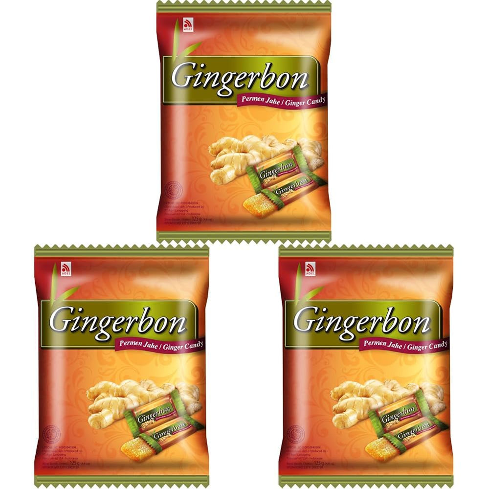 Ingefær slik - (1 x 125 g) (pakke med 3)