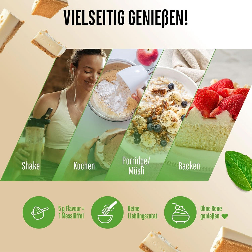 Biscuit Chessekage smagspulver med masser af stykker - 250 gram Naty Shop Flavours