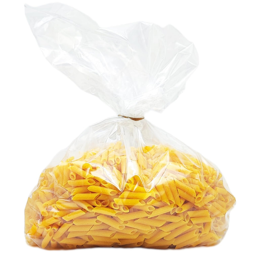 - Pasta di Mais Giallo Biologica Italiana Glutenfri, Formato Penne - glutenfri pasta, 100% farina di mais giallo økologisk, vegansk, confezione da 3 pacchi på 350 g