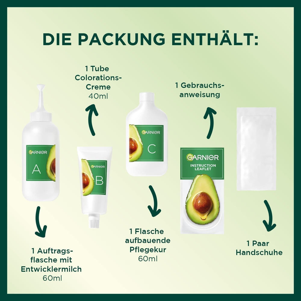 Garnier Nutrisse Permanent Care Hair Colour cu uleiuri hrănitoare din fructe, fixare 8 săptămâni, Ultra Crème Tint, 036 Black Cherry (pachet de 2) Vopsea pentru par Naty Shop
