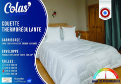 Termoregulerende quilt, Tempereret, 240 X 220 Cm, Sved, Optimal ventilation, 100% bomuld, Percale, Fresh Feel, Franske Quilts og quilts Naty Shop