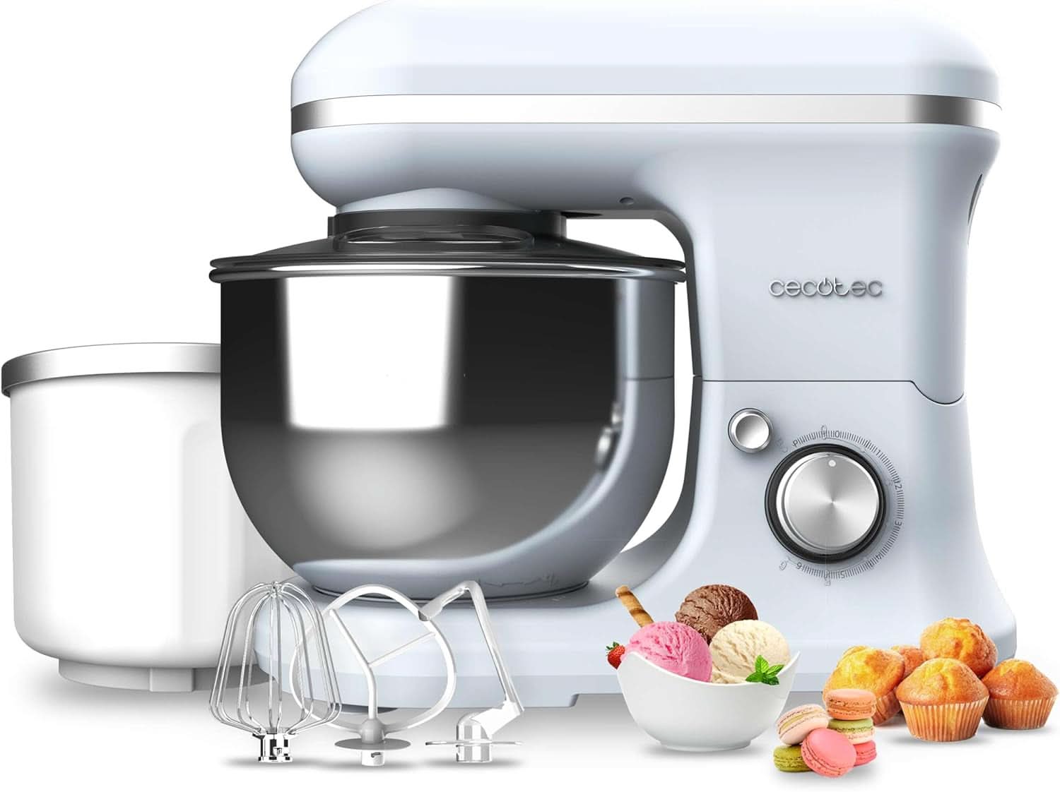 Foodprocessor Cecotec Cecomixer Compact, 1000 W Naty Shop Blue 5 funktioner + is