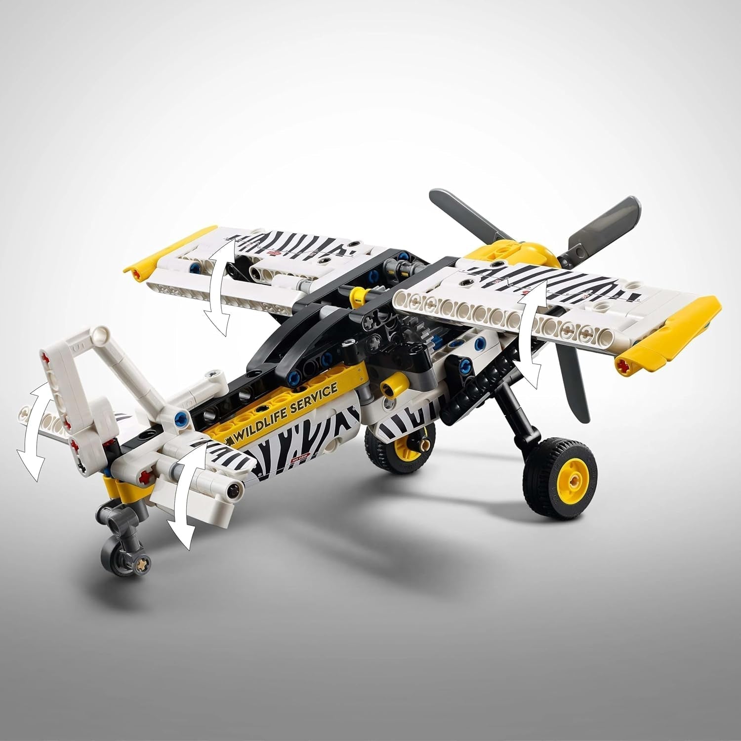 LEGO Technic Propel Fly byggelegetøj til børn Gave til drenge og piger 8 år gamle 4-cylindrede stempelmotor Roterende propel Flymodel 42198 Byggesæt Besuche den LEGO-Store