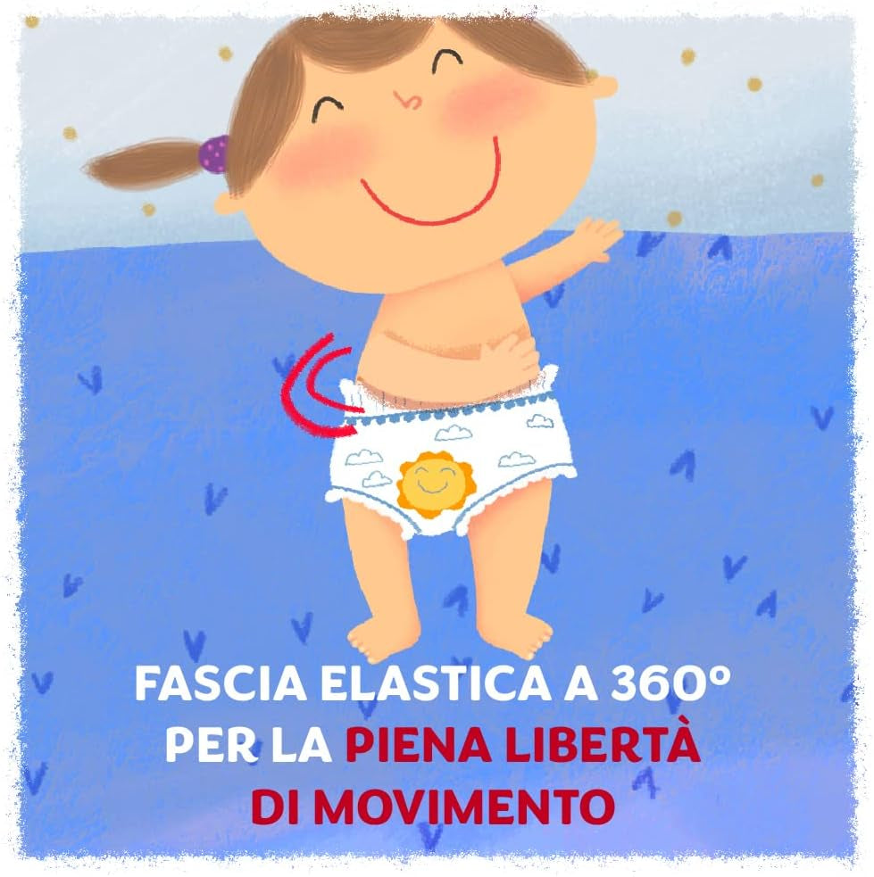 Pampers Sole e Luna Maxi ble, str. 4 (8-15 kg), 60 bleer