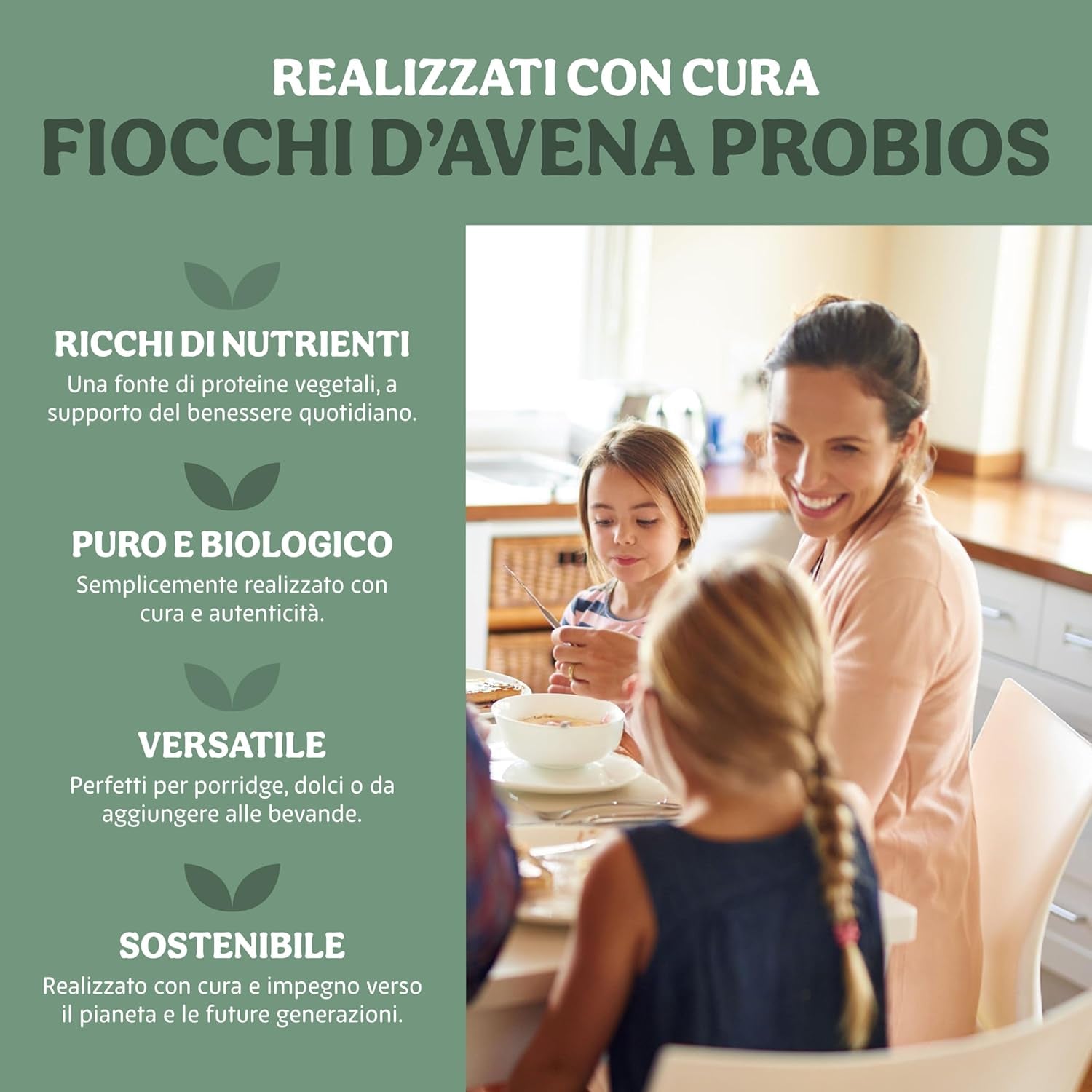 Lette økologiske cornflakes 500g pr. pakke