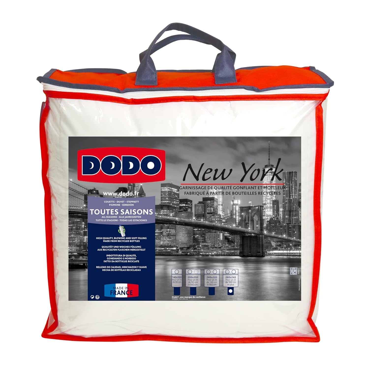 Dodo L Quilt, Tempereret, Økologisk, 240 X 260 L, Til dobbeltseng | Quilt New York, Blødt, Ferskenskind, Kan maskinvaskes ved 40 °C Dyner og dyner Naty Shop
